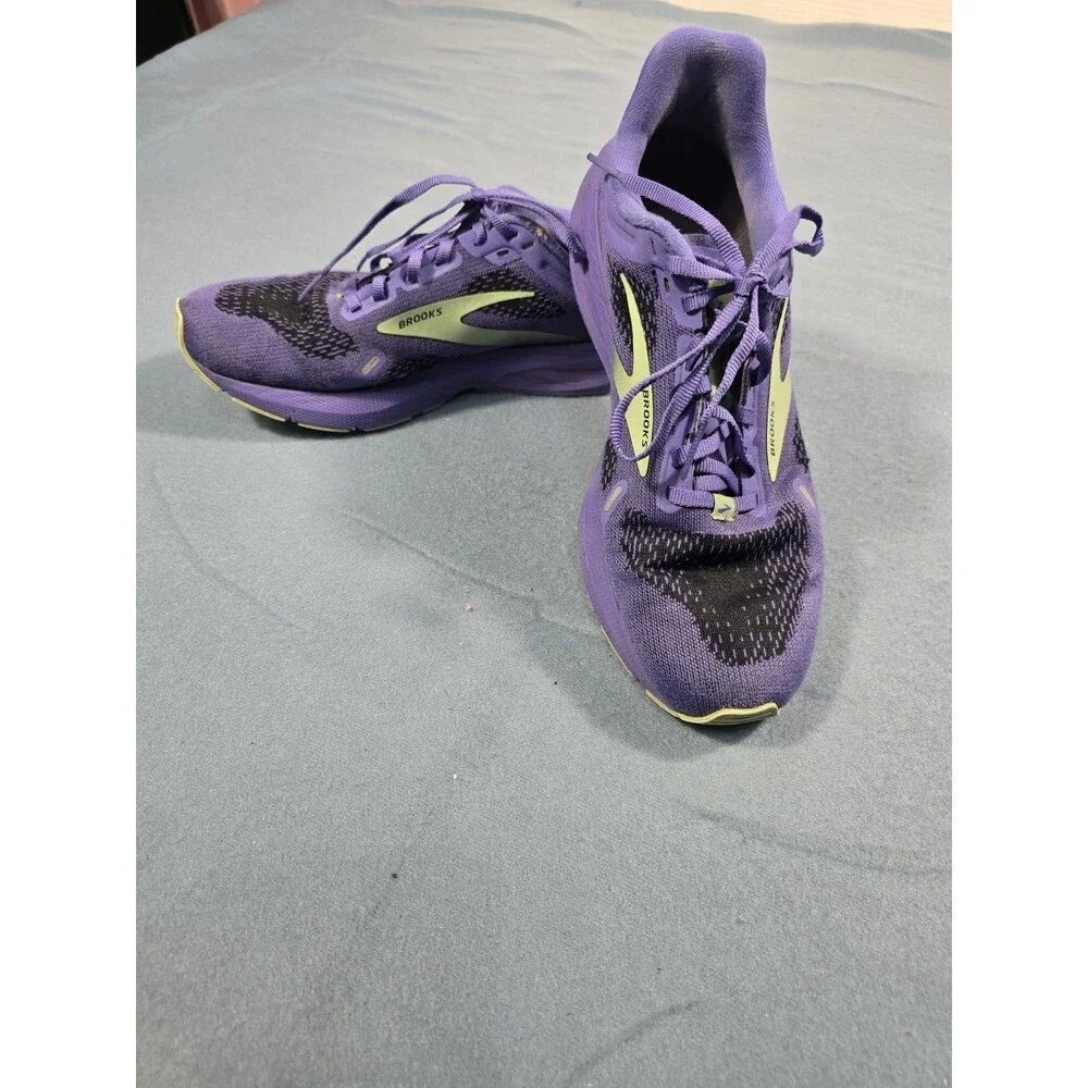 Brooks Launch GTS 9 Womens 8.5 Purple Running Shoes Athletic Casual 1203741B525